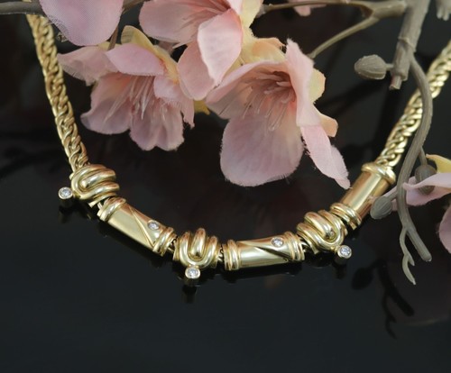 Brillant collier kette - collier, in