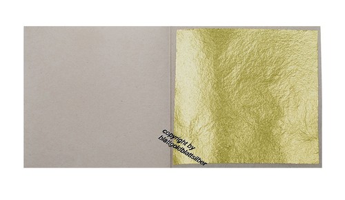 100 blatt echtes blattgold - blatt, 23