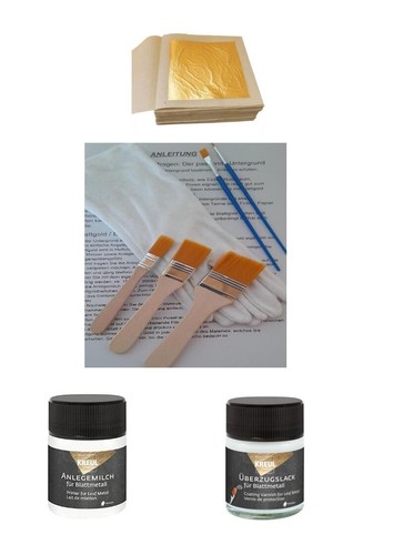 100 karat blattgold set - 24,