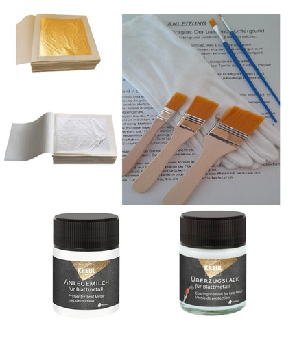 100 karat blattgold set - 24,