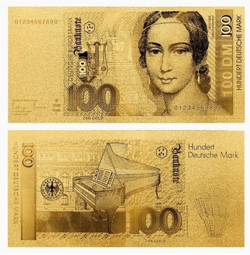 100 mark große - /, d